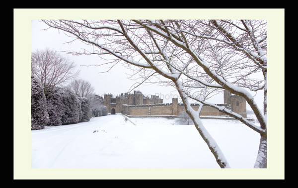 Alnwick Castle North East Northumberland Landscape print photo