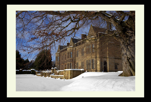 guisborough hall snow winter