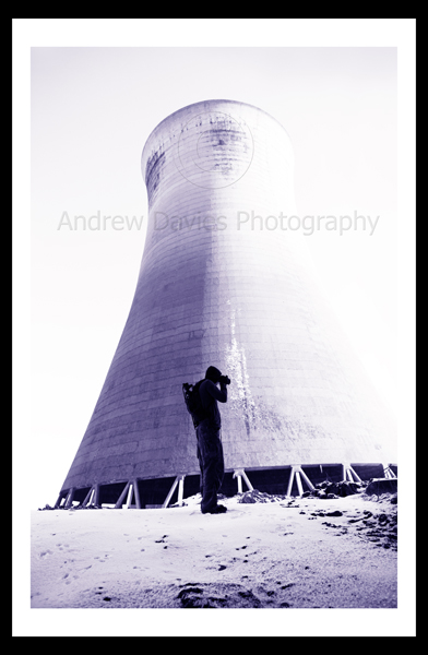 urban art cooling tower and explorer