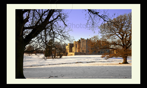 raby castle snow winter 