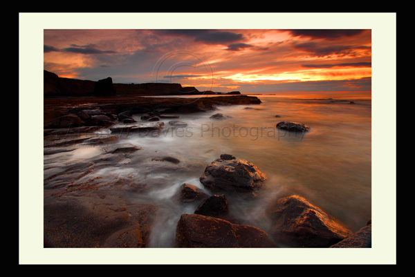 saltwick bay sunset