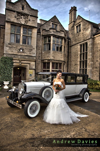 wedding photo redworth hall
