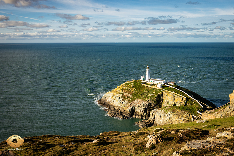 south stack lighthouse north wales landscape print