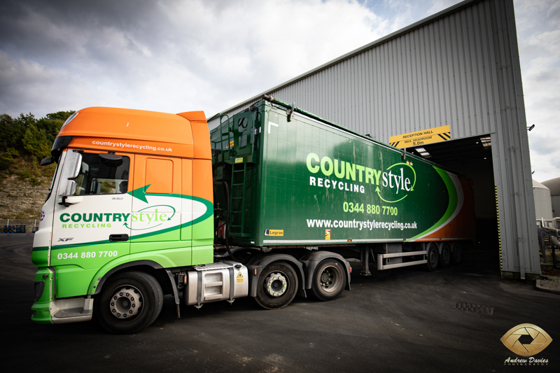 hgv recycling truck photography
