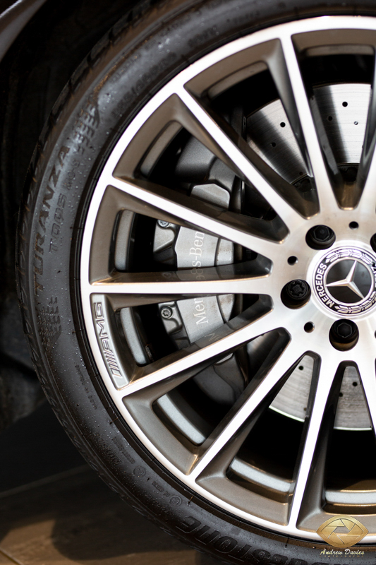 alloy wheel detail photography