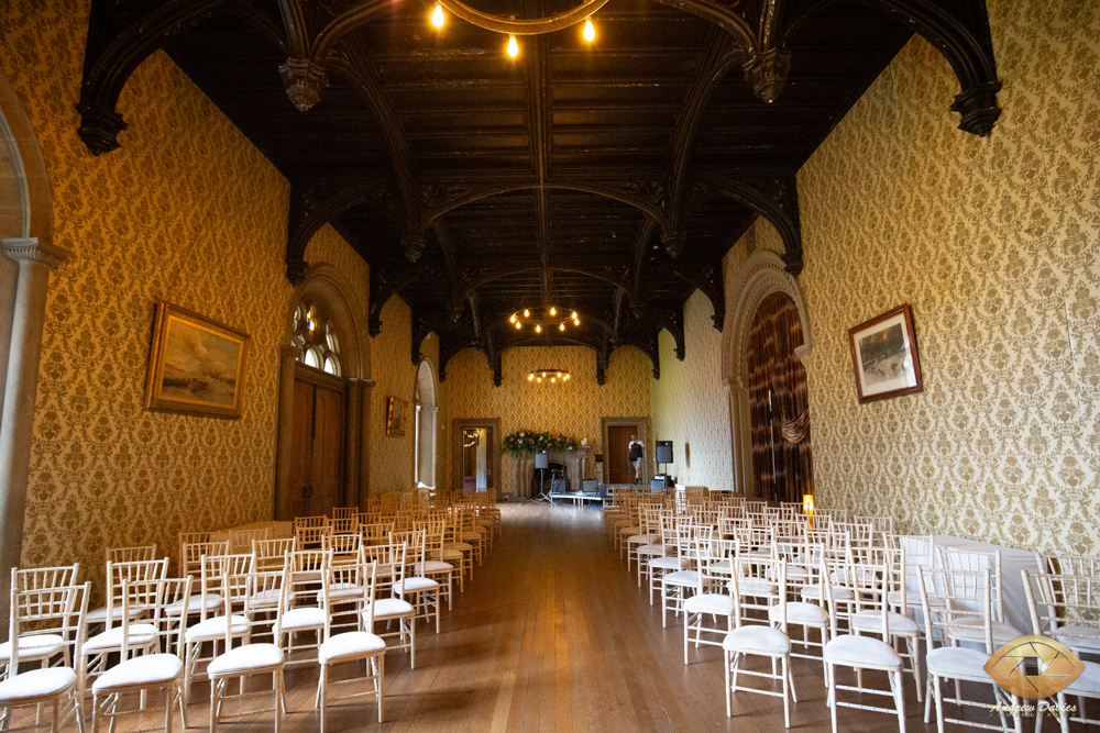brancepeth castle wedding photo durham