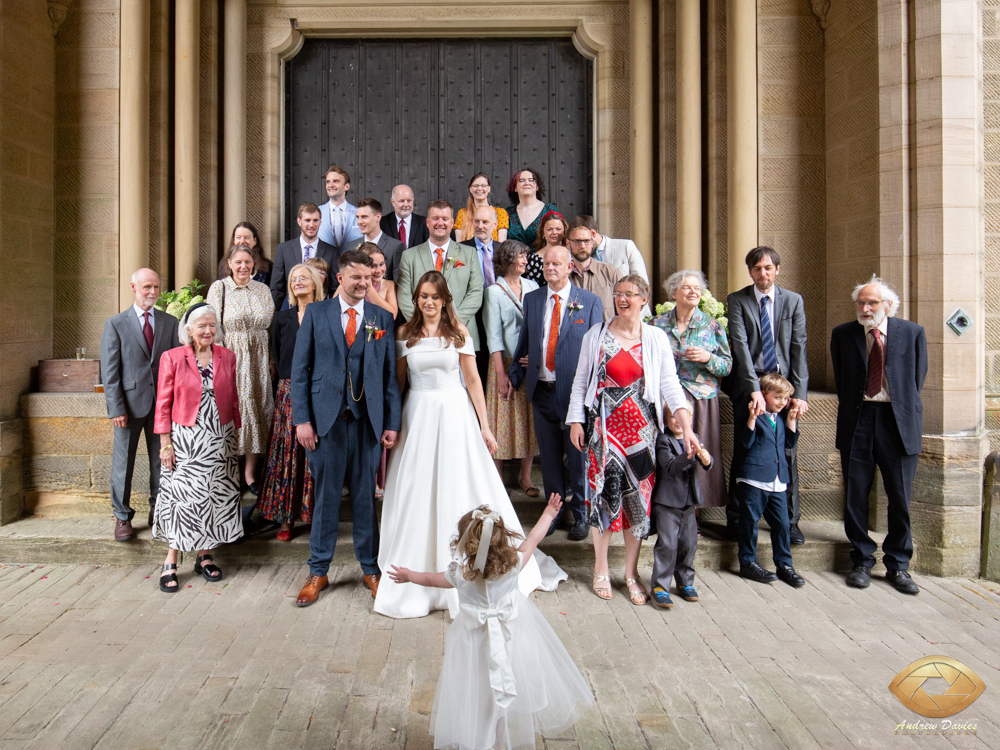 brancepeth castle wedding photo durham