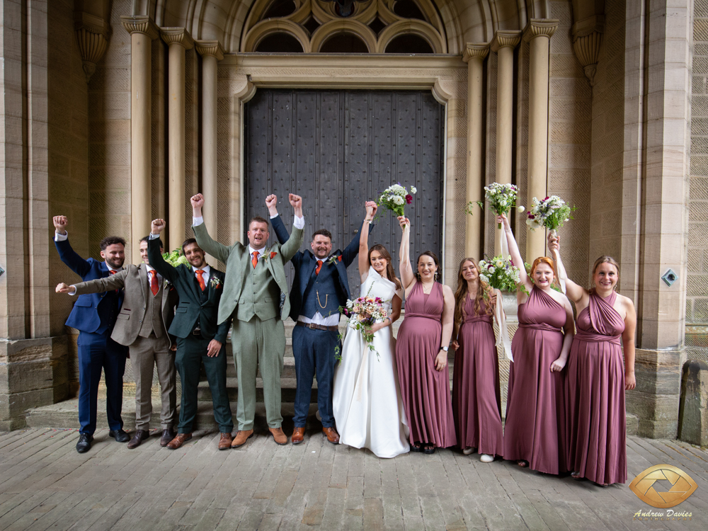 brancepeth castle wedding photo durham