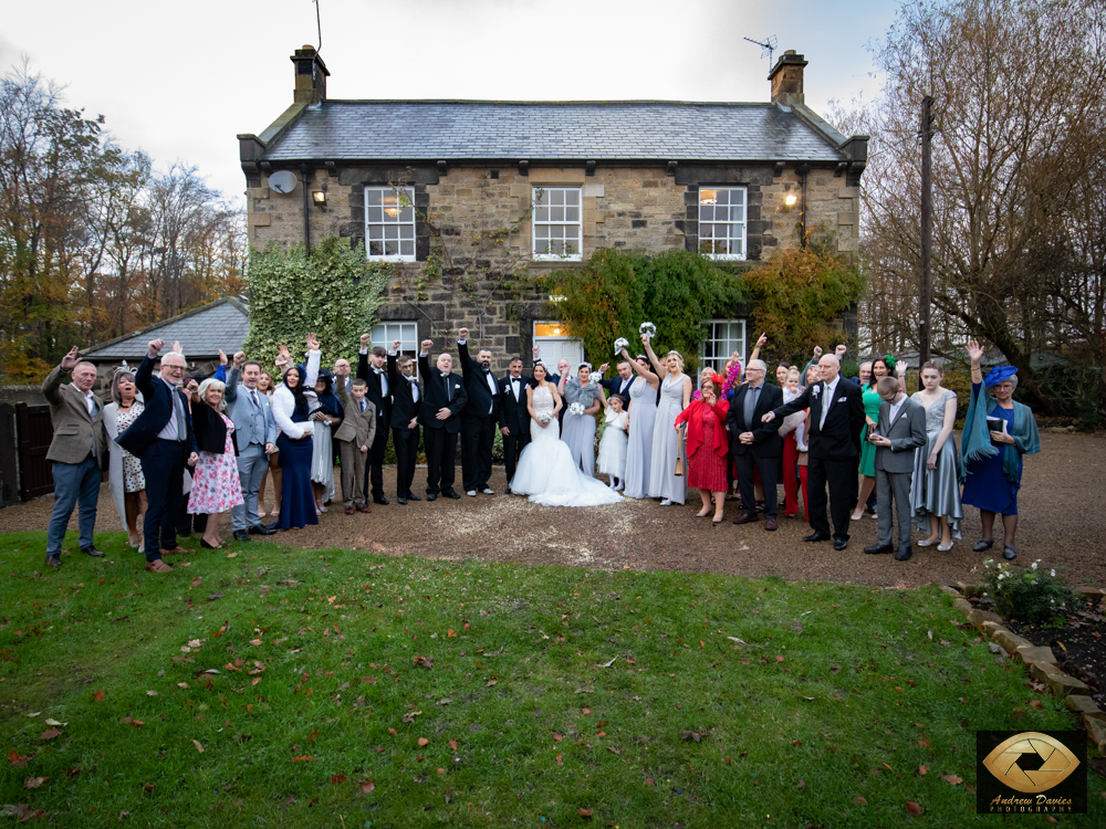 The Parlour at Blagdon country estate rustic wedding venue in the North East of England