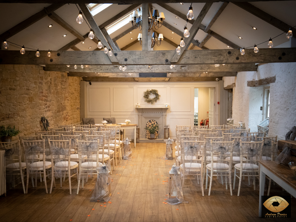The Parlour at Blagdon country estate rustic wedding venue in the North East of England
