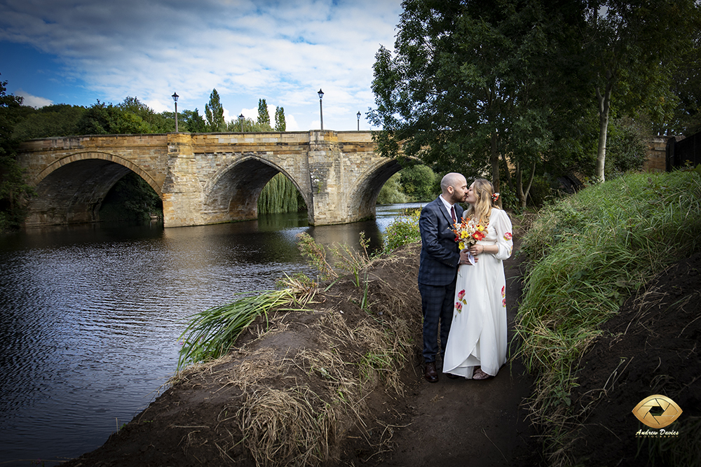 Yarm Viaduct Teesside Wedding Photograph