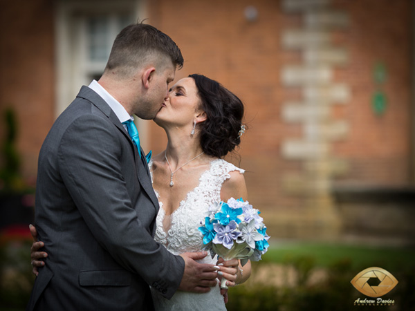 acklam hall wedding photo romantic shot