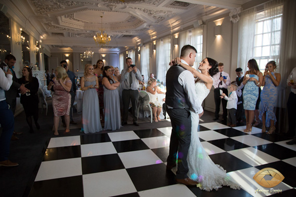 acklam hall wedding photo first dance shot