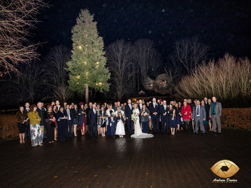 alnwick treehouse wedding photo 