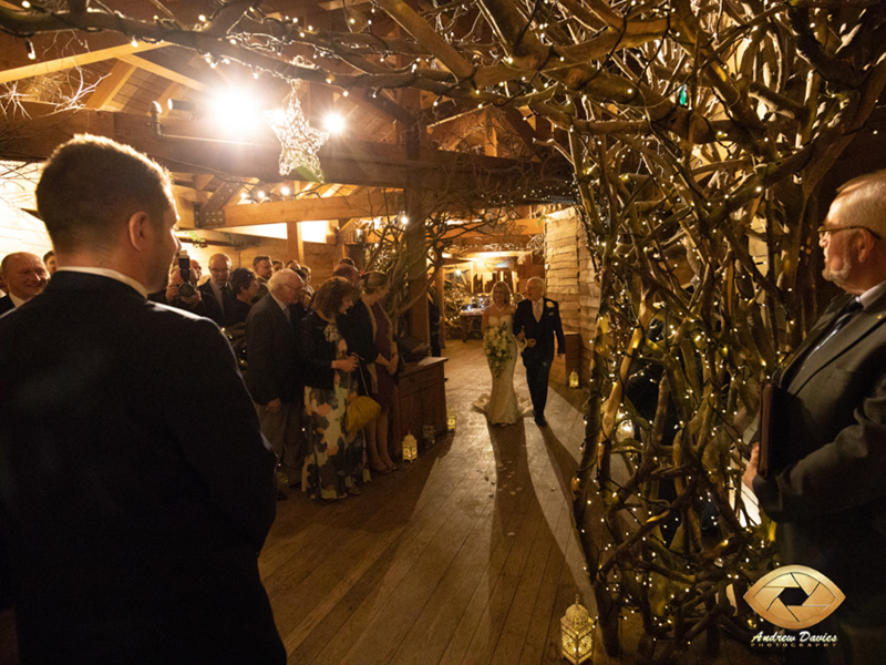 alnwick treehouse wedding photo 