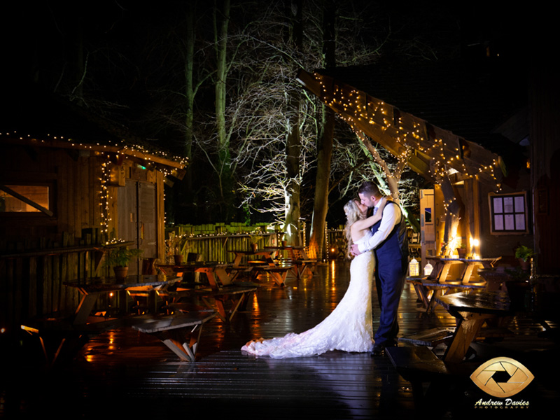 alnwick treehouse wedding photo 