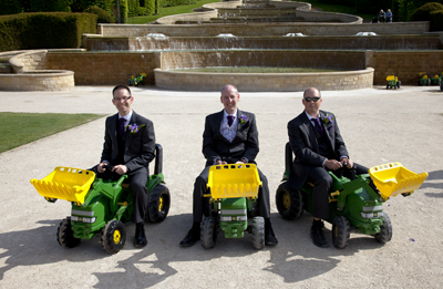 the alnwick garden northumberland wedding photo