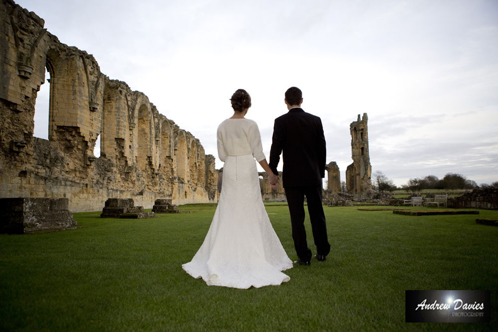 byland abbey wedding photos north yorkshire