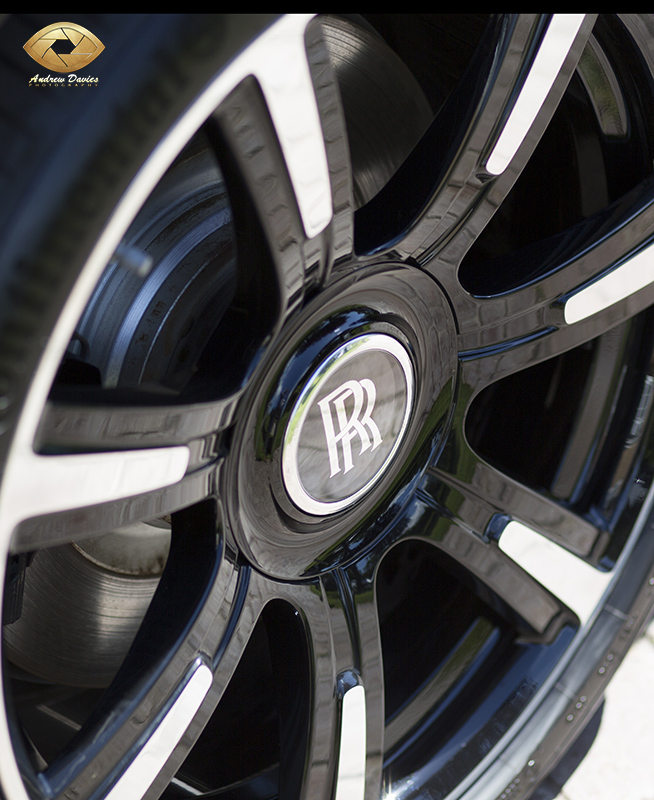 automotive photographer rolls royce detail alloy wheel