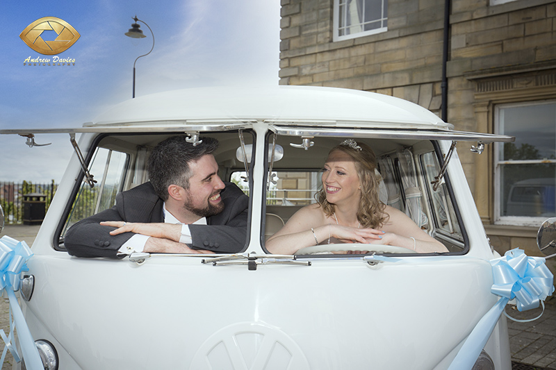 vw camper van wedding photography teesside north east middlesbrough