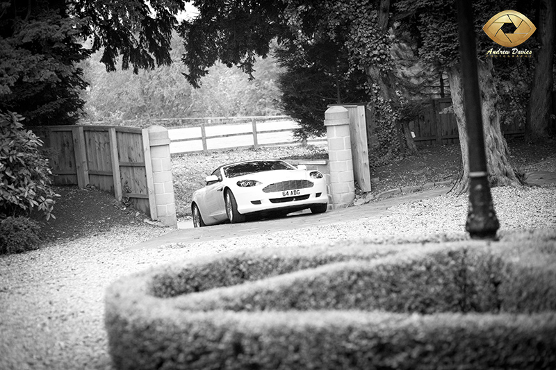 aston martin car photographer teesside north east black and white 