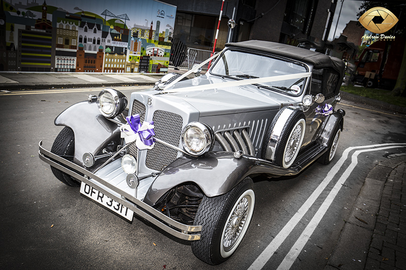 vintage wedding car photography teesside north east middlesbrough