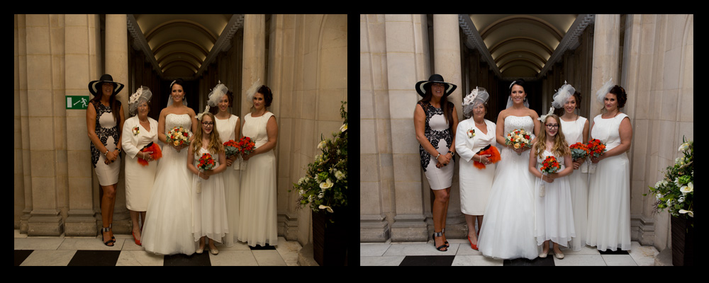 wedding photography editing basics colour correction