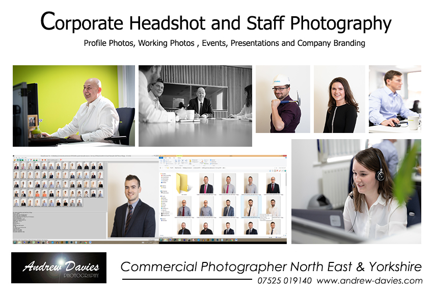 corporate headshot photography teesside & north east