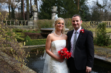 wedding photo crathorne hall