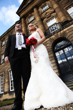 wedding photo crathorne hall