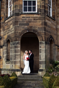 wedding photo crathorne hall