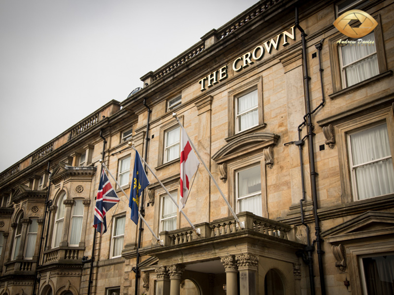 crown hotel harrogate wedding photographer yorkshire by Andrew Davies