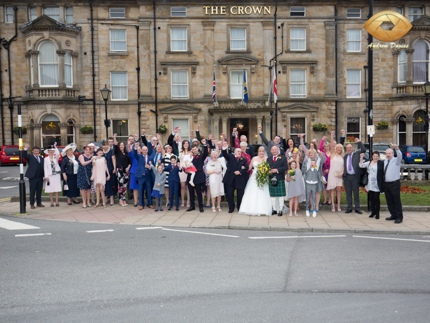 crown hotel harrogate wedding photographer yorkshire by Andrew Davies