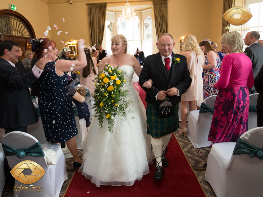 crown hotel harrogate wedding photographer yorkshire by Andrew Davies