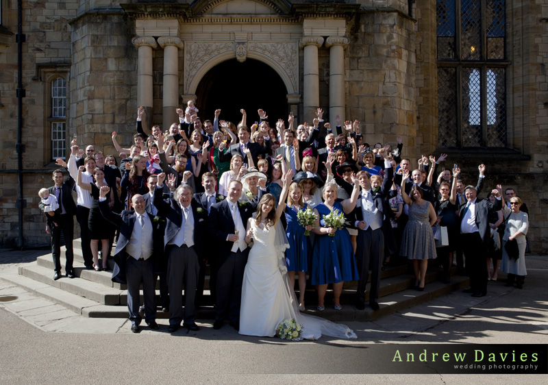 wedding photos durham castle by north east wedding photographer andrew davies