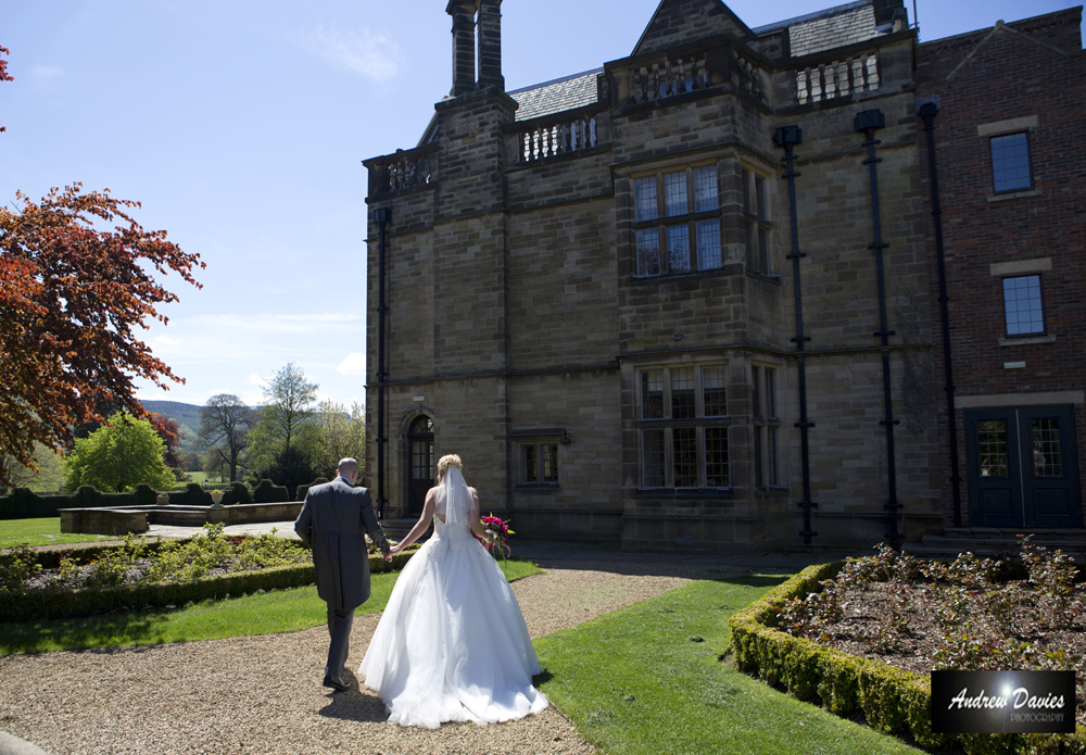 Gisborough Hall exterior wedding photos