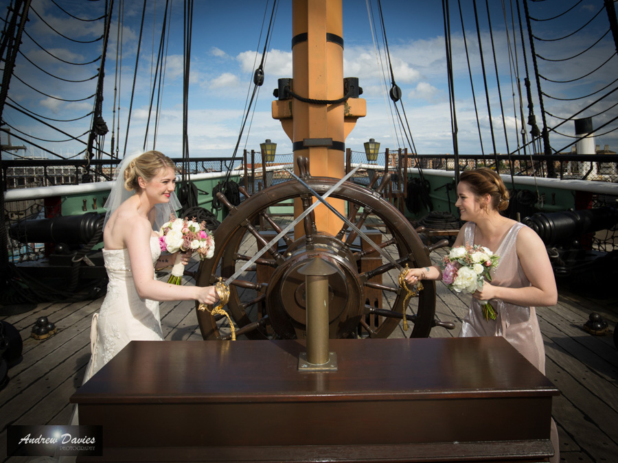 HMS Trincomalee Hartlepool Wedding Photographer