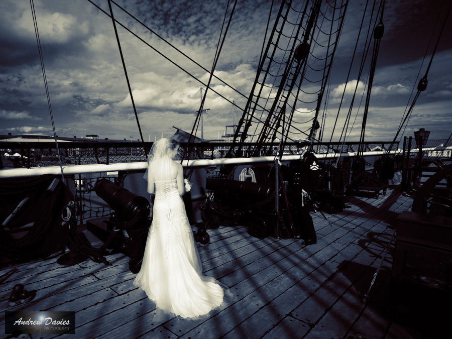 HMS Trincomalee Hartlepool Wedding Photographer