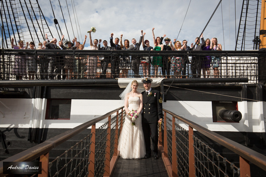 HMS Trincomalee Hartlepool Wedding Photographer