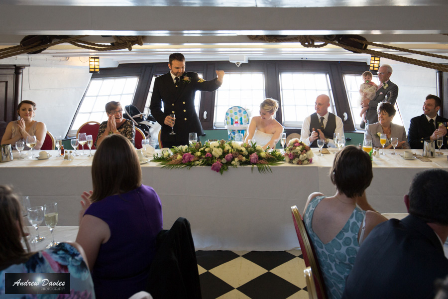 HMS Trincomalee Hartlepool Wedding Photographer