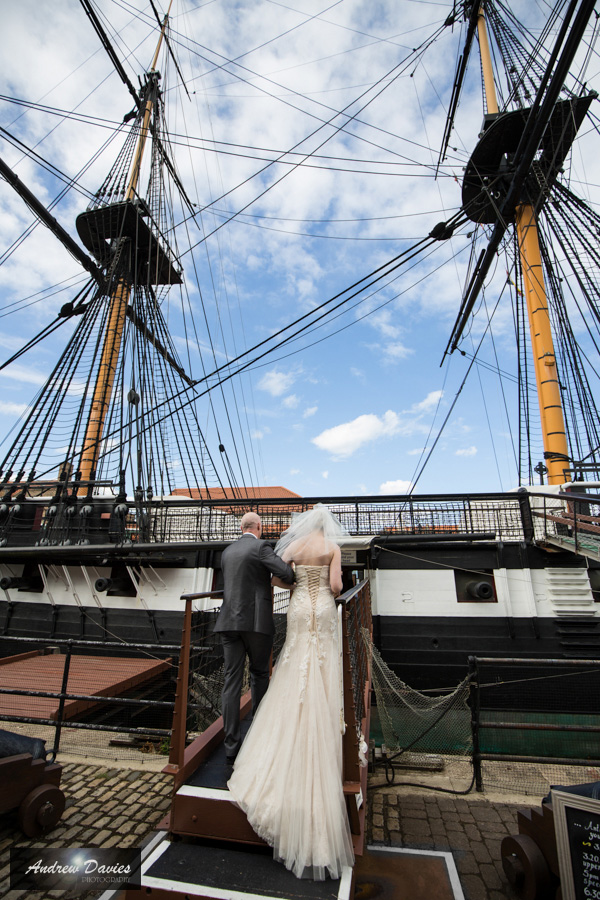 HMS Trincomalee Hartlepool Wedding Photographer