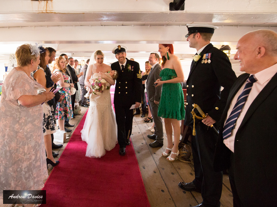 HMS Trincomalee Hartlepool Wedding Photographer