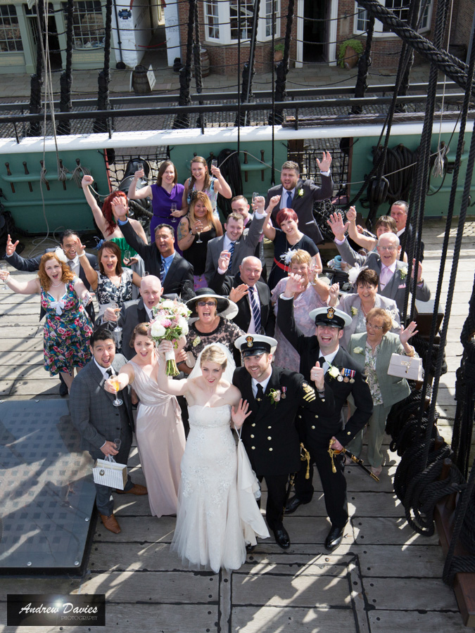 HMS Trincomalee Hartlepool Wedding Photographer