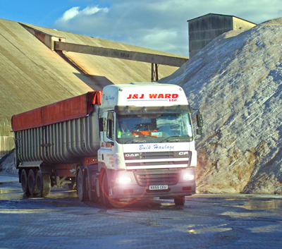 local haulage company advertising shot