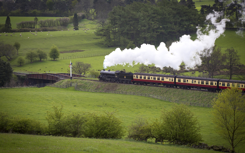 61034 steam locomotive print