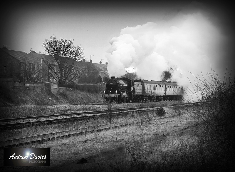 62005 steam locomotive print