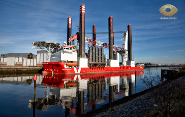 Middlesbrough Dock Ship photo print
