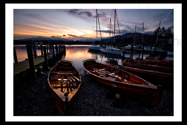 lake district photo print derwent water