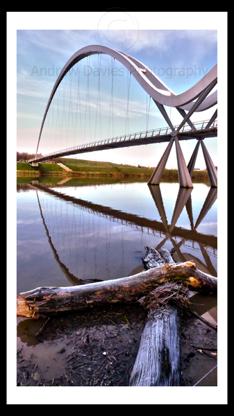 middlesbrough infinity bridge photo print © andrew davies
