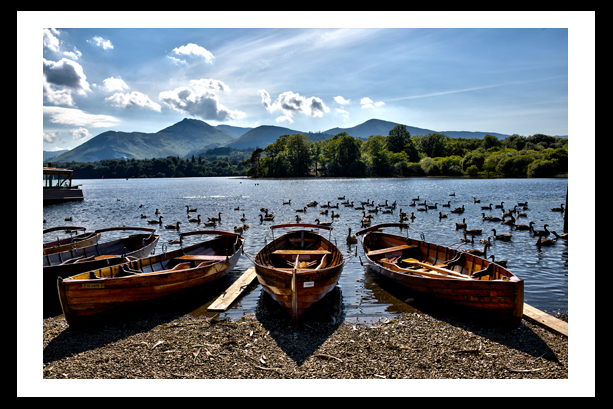 lake district photo print derwent water